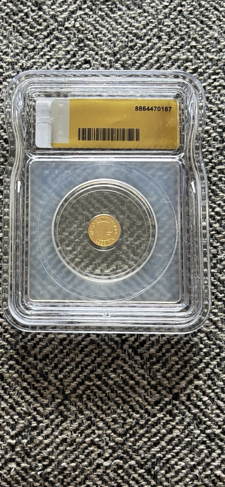 ICG Slabbed MS70PL 1/2 Gram Gold- .9999 Fine Gold Coin – Clean Ripz – 0.5g GOLD