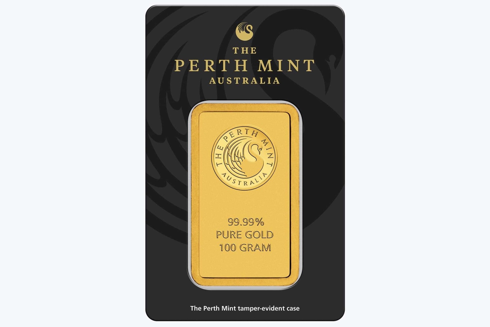 100 gram Gold Bar – The Perth Mint – 99.99 Fine in Sealed Assay