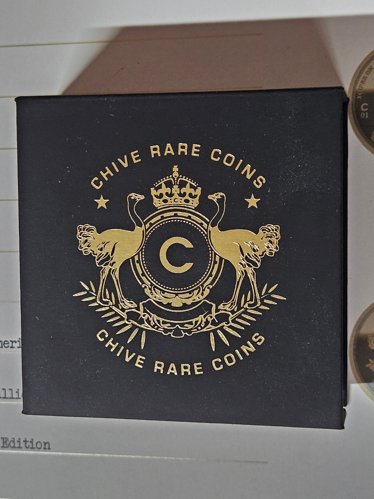 🌟 Chive Rare Coins Bill Murray Kingpin Big Ern 1/10 Oz GOLD Proof Coin #/75 COA