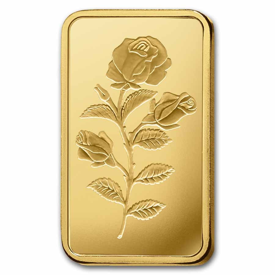 2.5 gram Gold Bar – PAMP Suisse Rosa (In Assay)