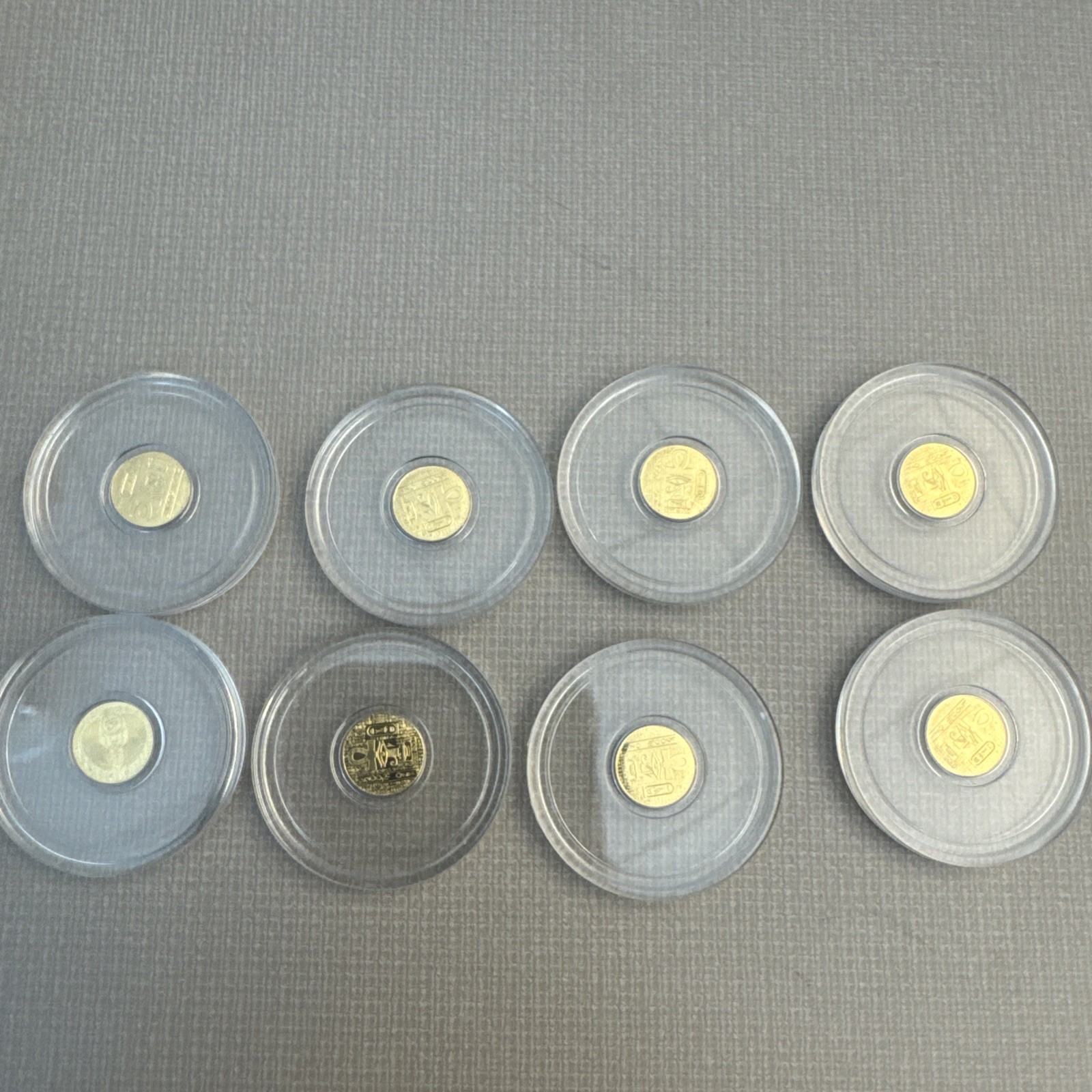 1/200 oz .9999 Pure Gold Egyptian Scarab Round 🪲 24K Fine Gold Bullion-8 Pack