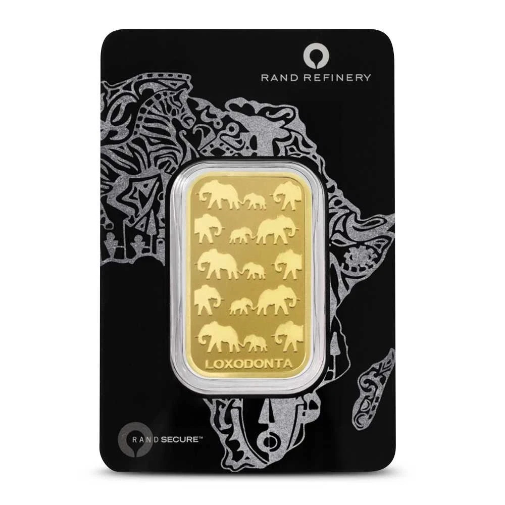 Rand Refinery 1 oz Gold Bar – In Black Assay
