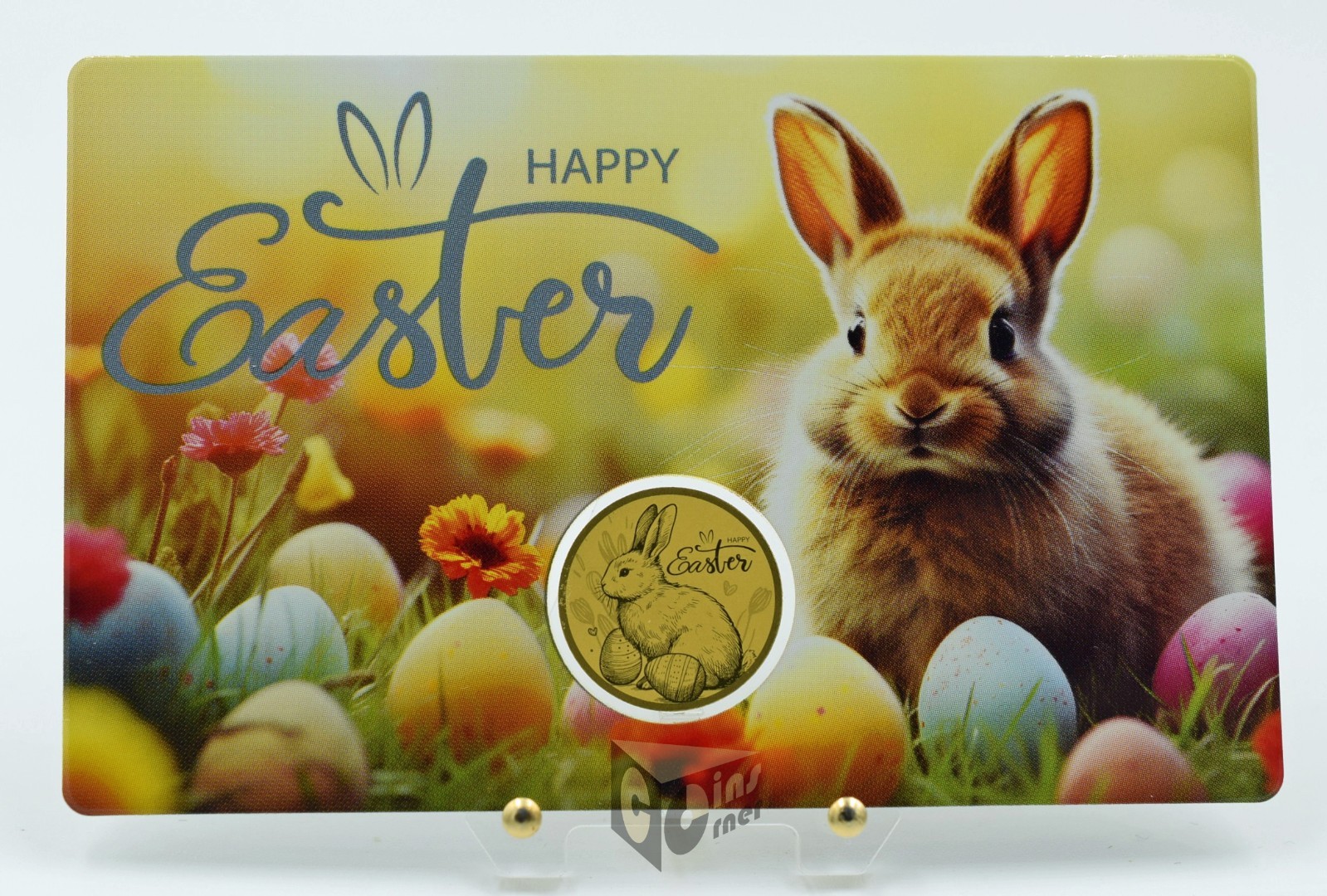 Happy Easter 1/1000 Oz 999 Gold Medal