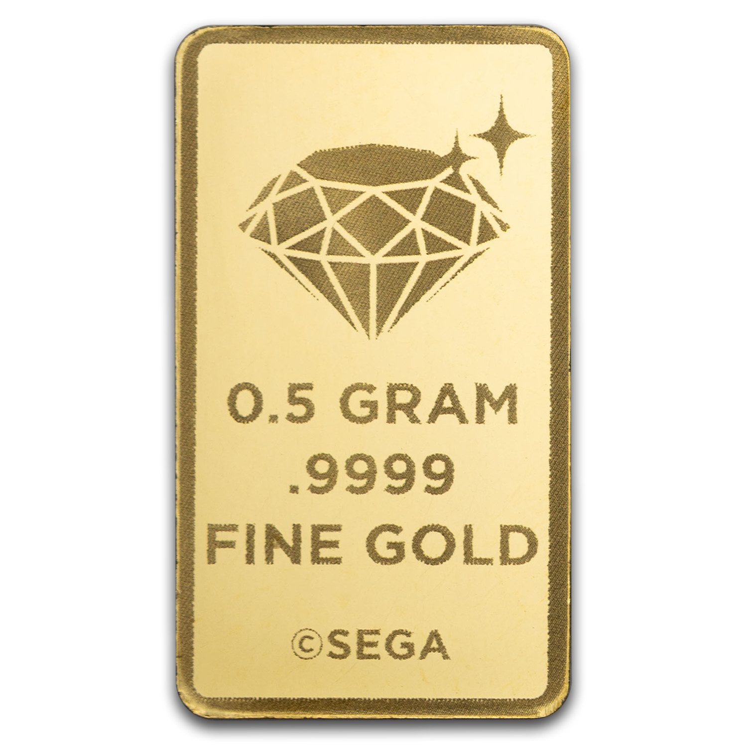 Sonic the Hedgehog 35th Anniversary 1/2 Gram Gold Bar
