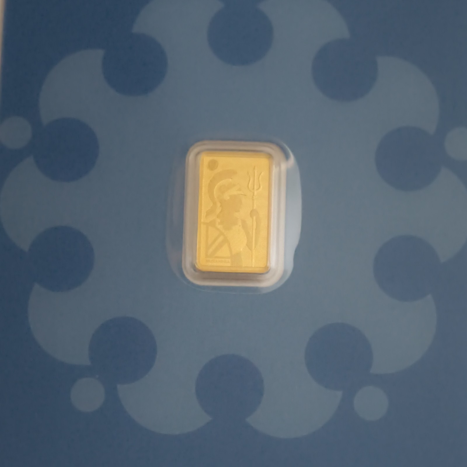 Royal Mint 1g One Gram Fine Gold 9999 Bullion Bar Sealed And Sigma Tested Blue