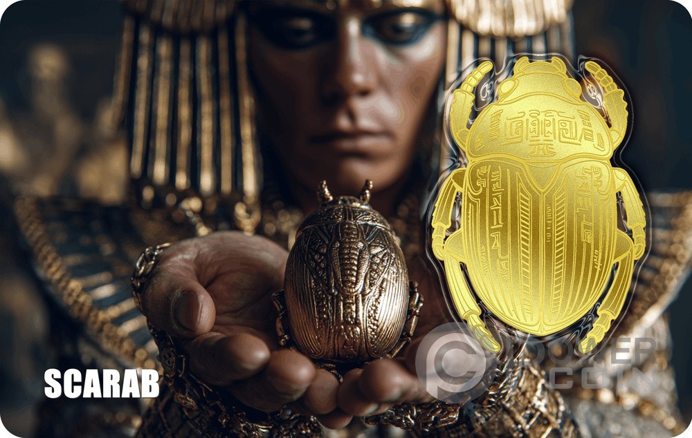 SCARAB Shaped 1/500 Oz Gold Medal 2026