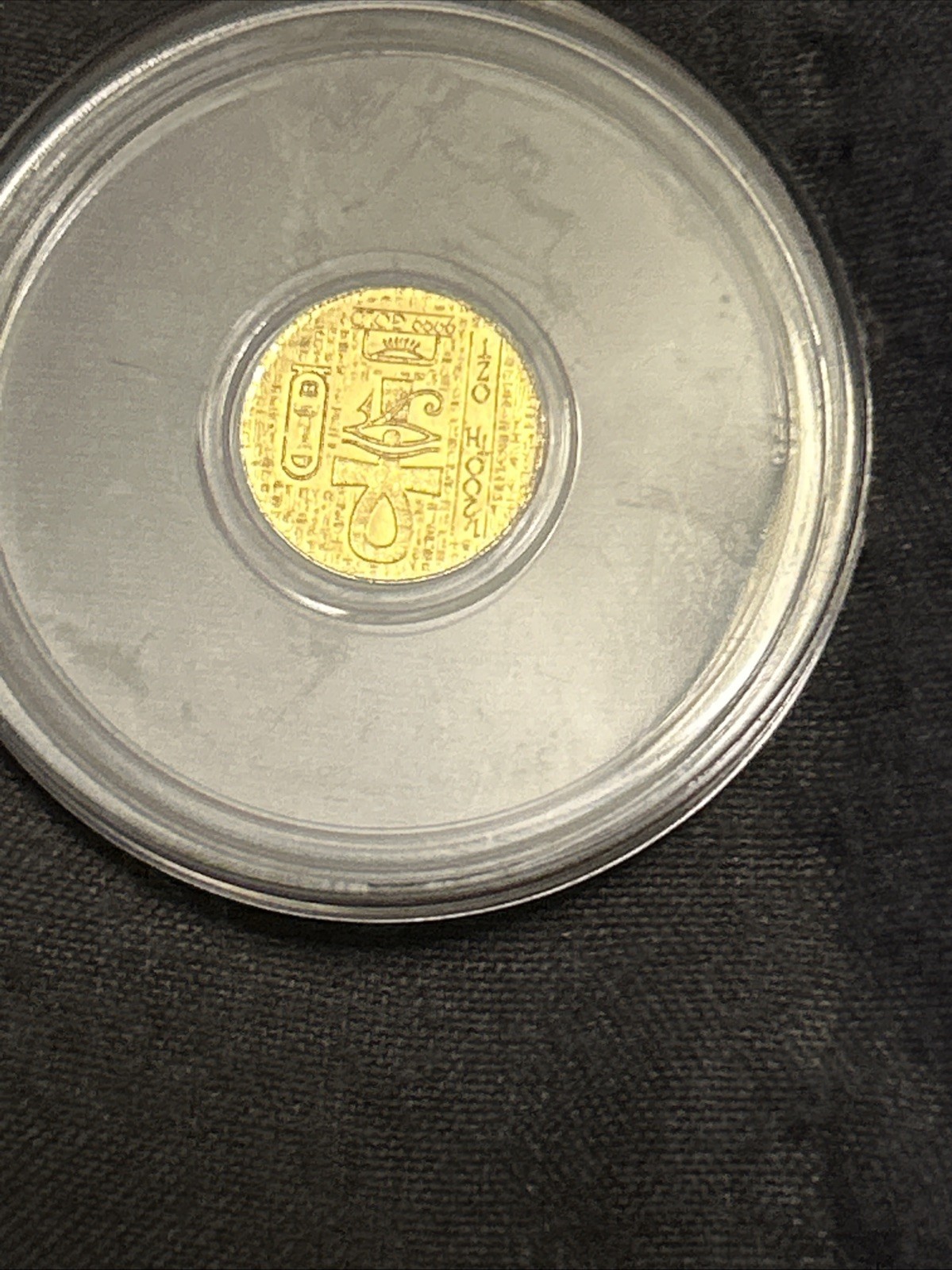 X2 1/200th .9999 Gold Rounds In Capsules Total of 2 Rounds