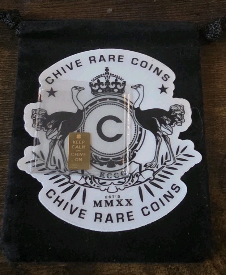 The CHIVE | Shamrock Gold Bar | 1/100th Oz Gold Bar | SOLD OUT