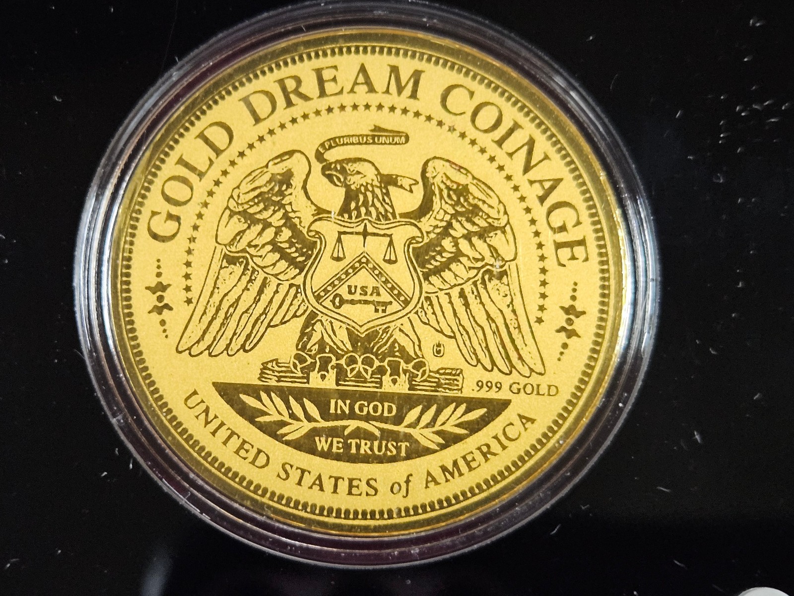 🌟 2021 American Mint 1933 DOULBE EAGLE 1/200 oz .999 Gold Proof Round