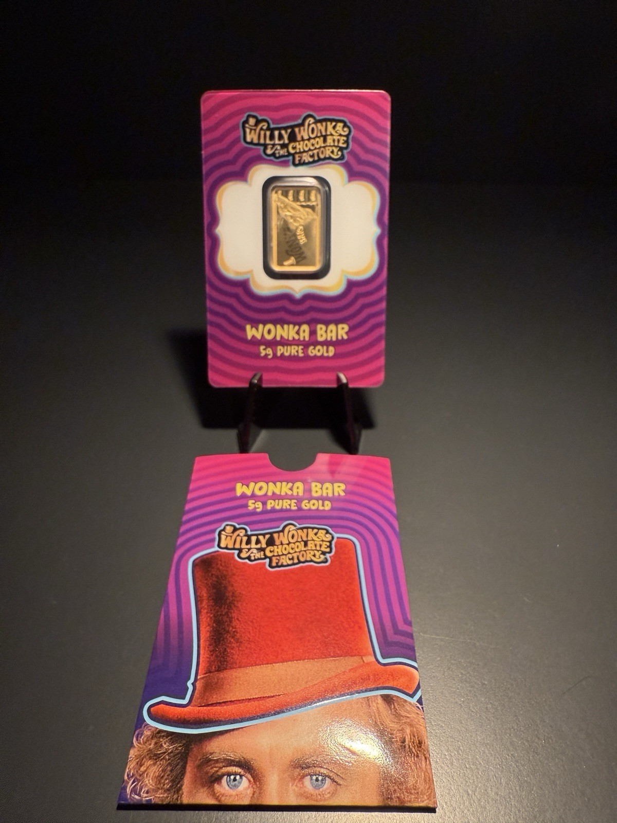 2025 PAMP Suisse Willy Wonka 5 Gram Gold Bar Limited Mintage 4000 NEW RELEASE