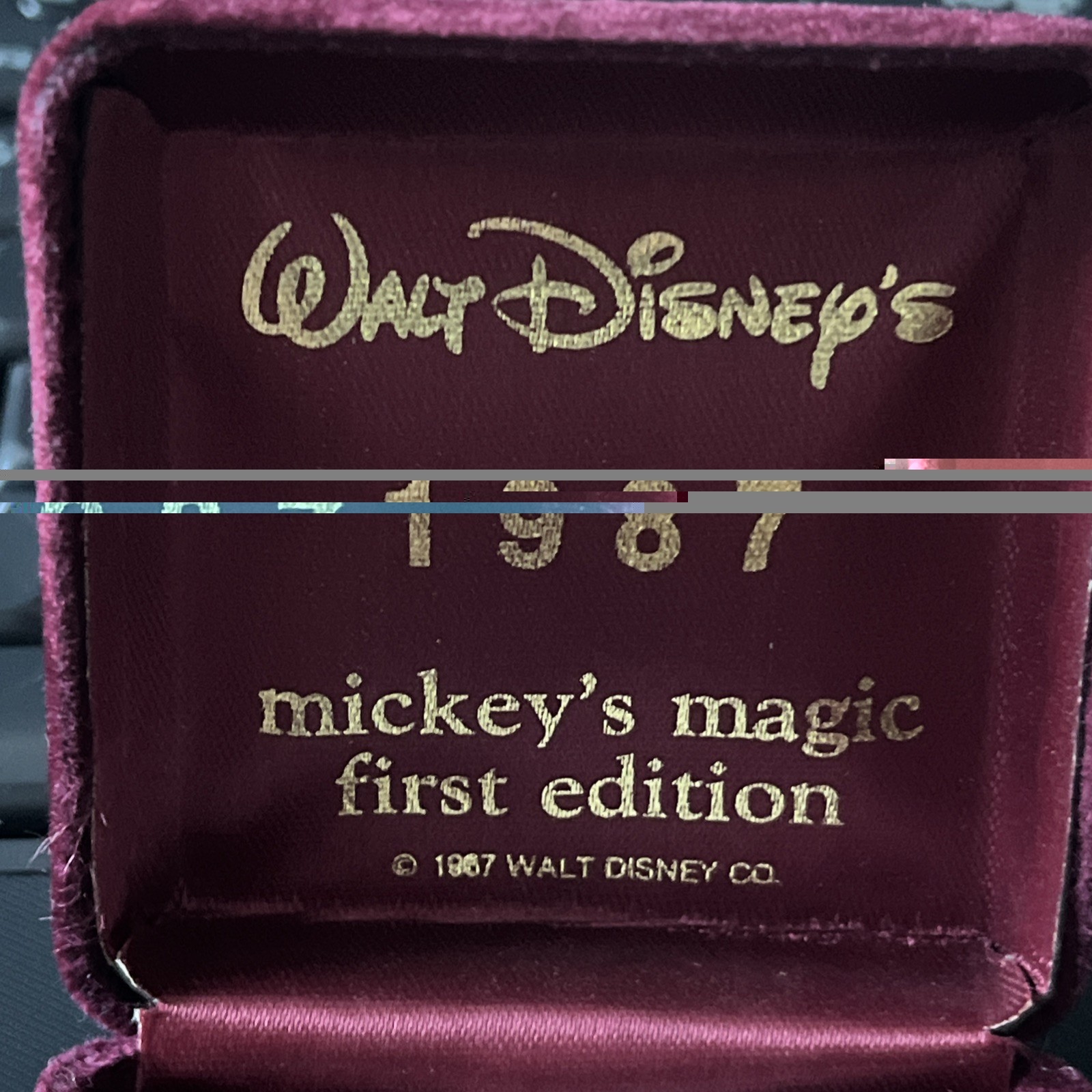 1987 Rarities Mint Mickey Mouse FIRST EDITION 1/4 Troy Ounce .999 Fine Gold