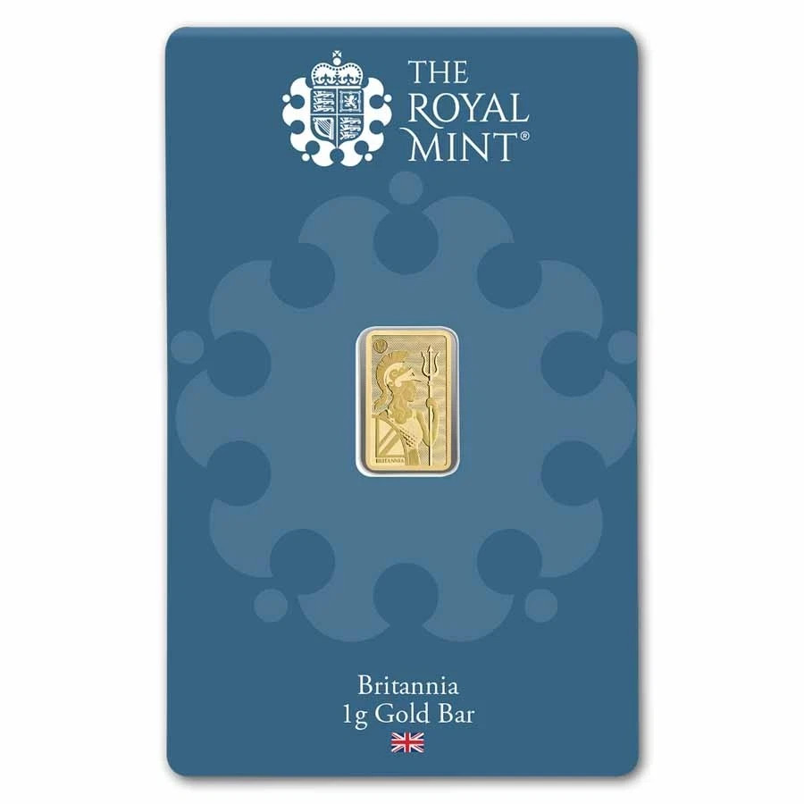 1 gram Gold Bar – The Royal Mint Britannia (New Assay)