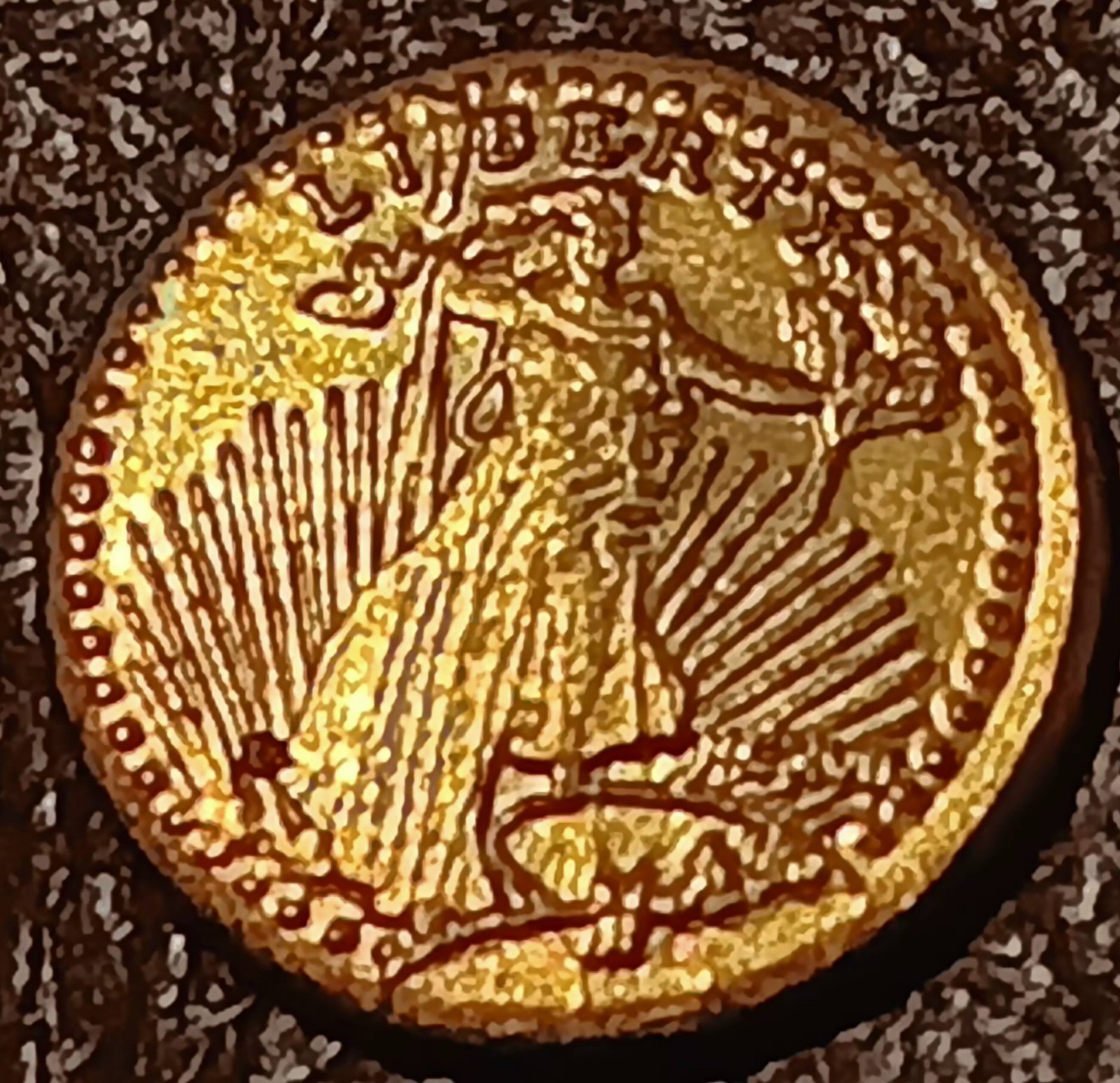 Beauty 0.5 Gram Gold Liberty- Eagle USA Pure .999 Round In Mini Display Case