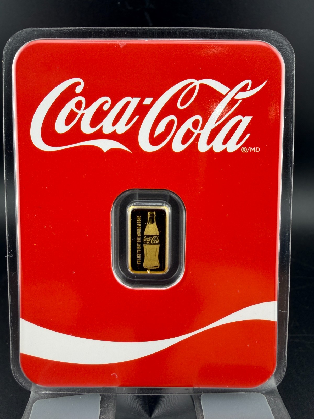 🥤 Coca-Cola 1/2 Gram .9999 Pure Gold Bar in Assay Package – Collectible Gold ✨