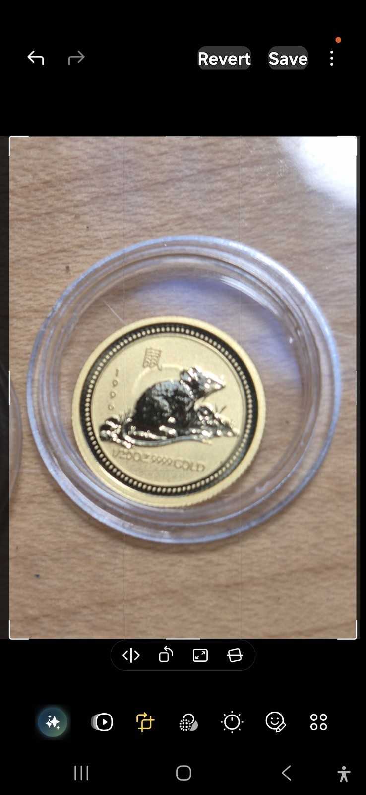 1996 Gold .999 Mouse. 2nd Lowest Mintage, 1/20. Eyeball.