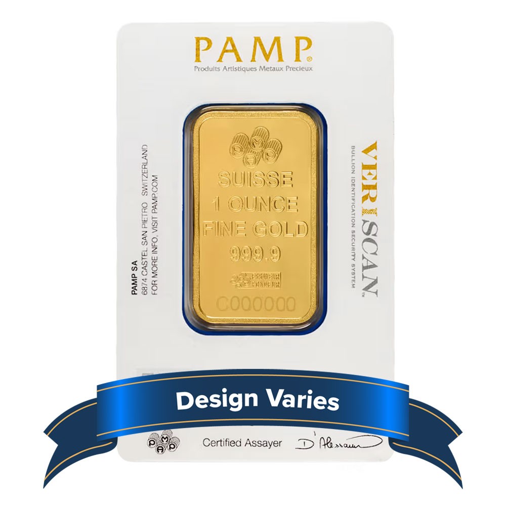 PAMP Fortuna 1 oz Gold Bar In Assay