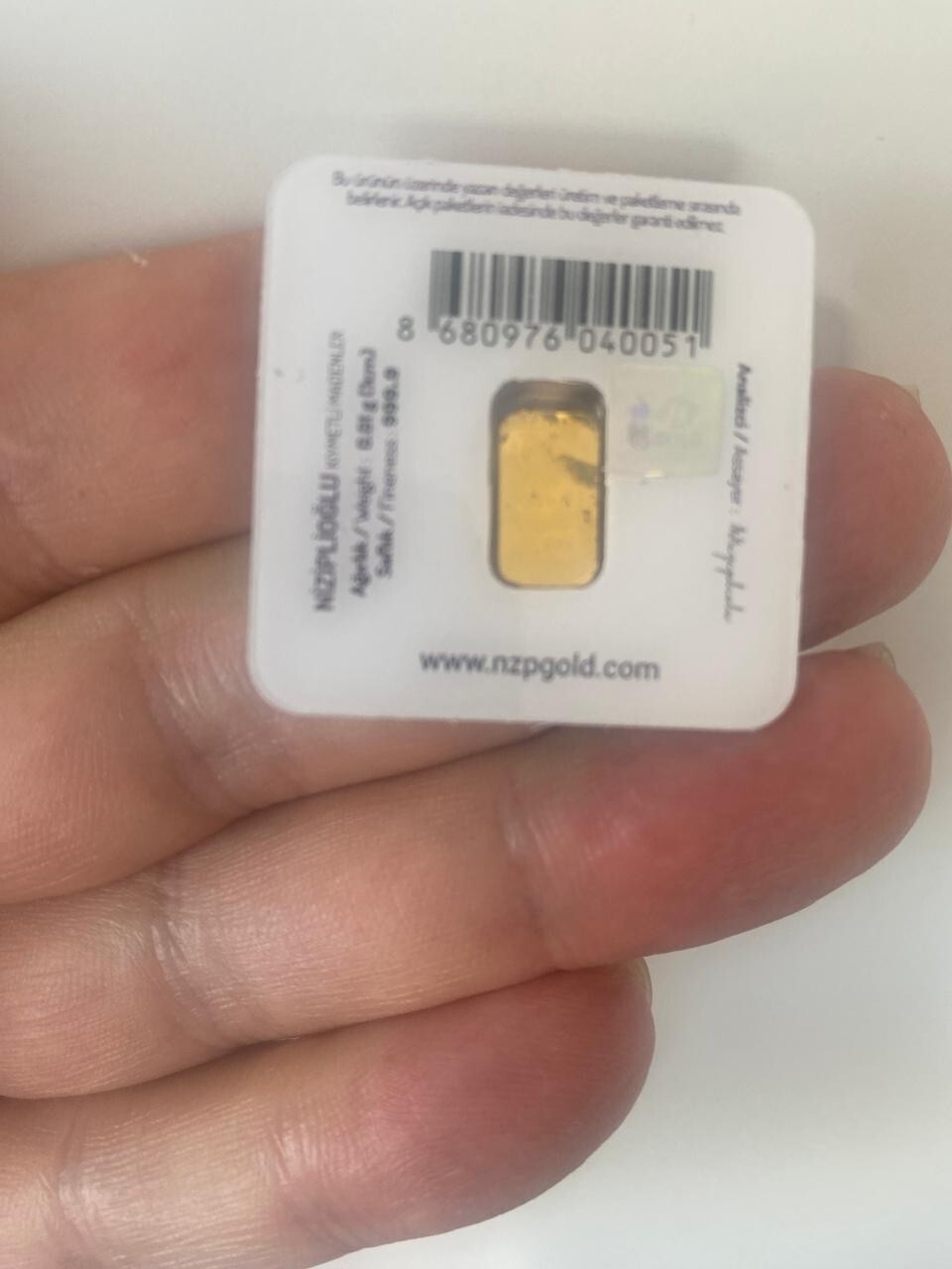 Brand New 0.01 Gram Solid 24 Carat Gold Bar 999.9 Fine Bullion Pure – Not Scrap