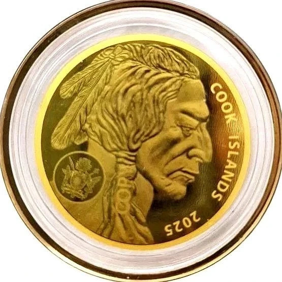 2026 $5 Buffalo Gold Coin .9999 Fine Gold in Display Case + COA