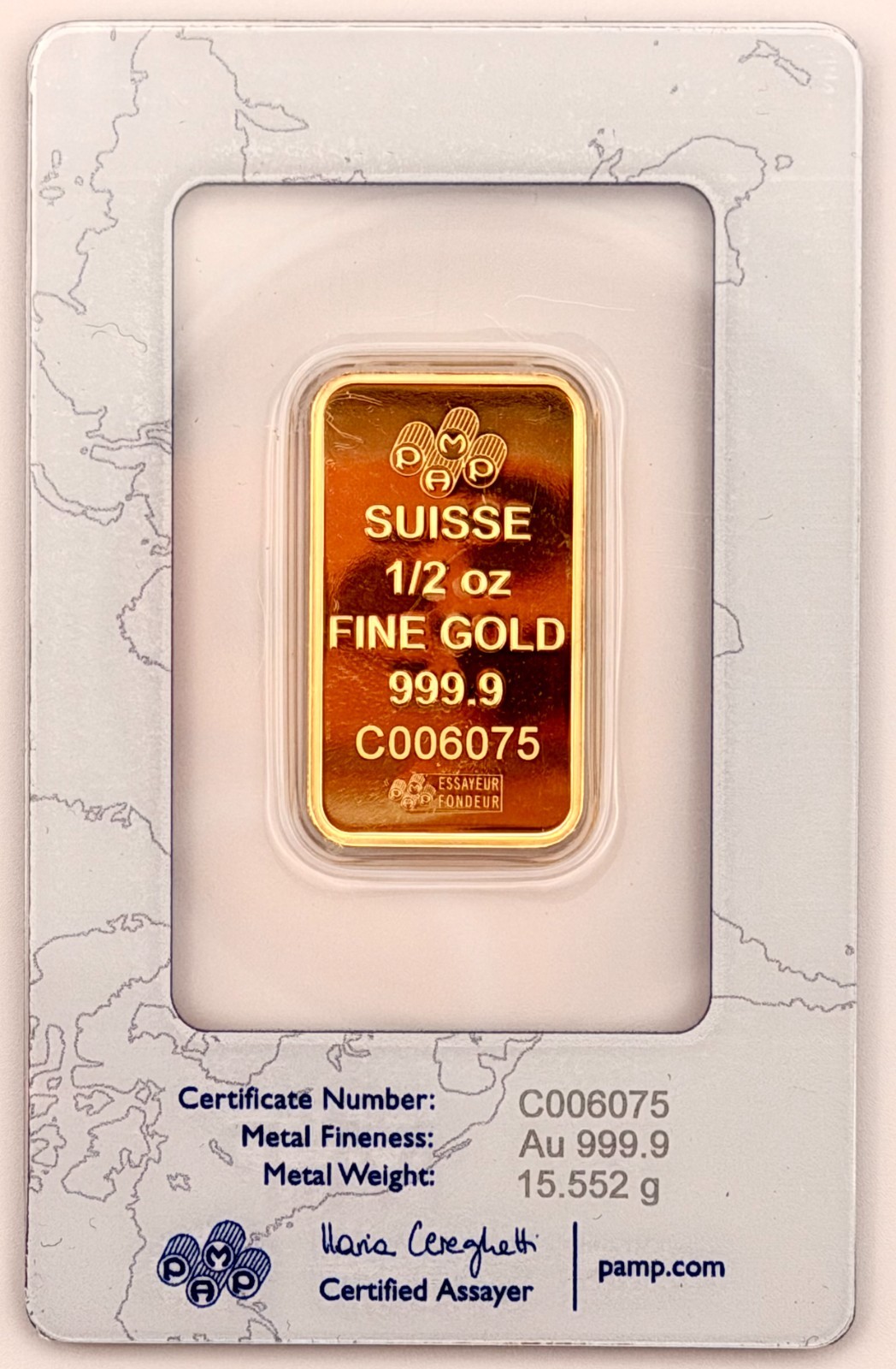 [Exclusive] 1/2 oz Gold Bar – PAMP Suisse Rosa