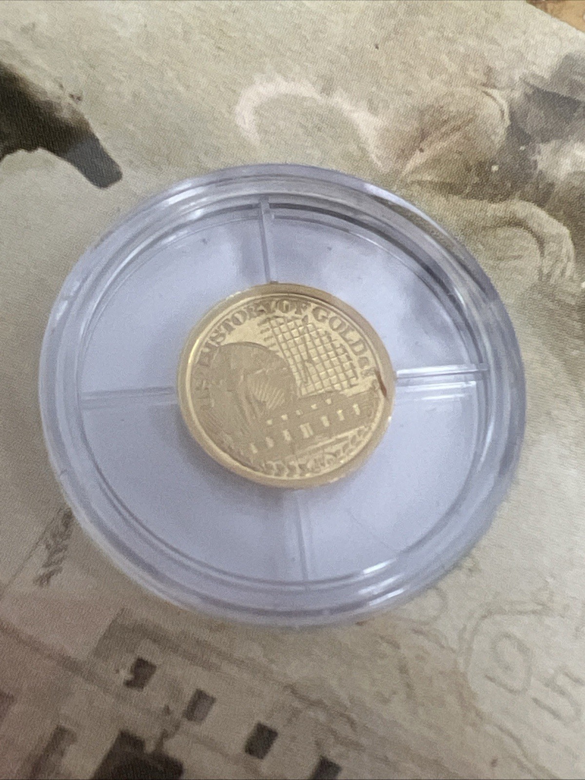 Gold .5g Each 14k American Mint {U.S. HISTORY OF GOLD} Set Of 4