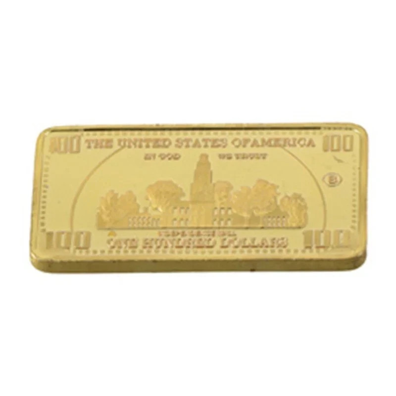 1 OZ – Gold USA 100 Dollar Bullion Bar . 999 Fine 24k