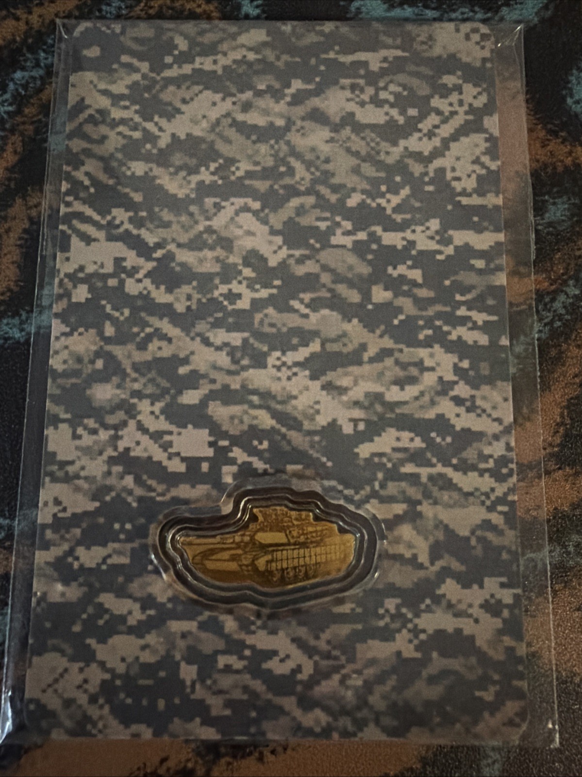 U.S. Army Tank Shaped 1/1000 oz Gold Coin in Card (9,999 Mintage)