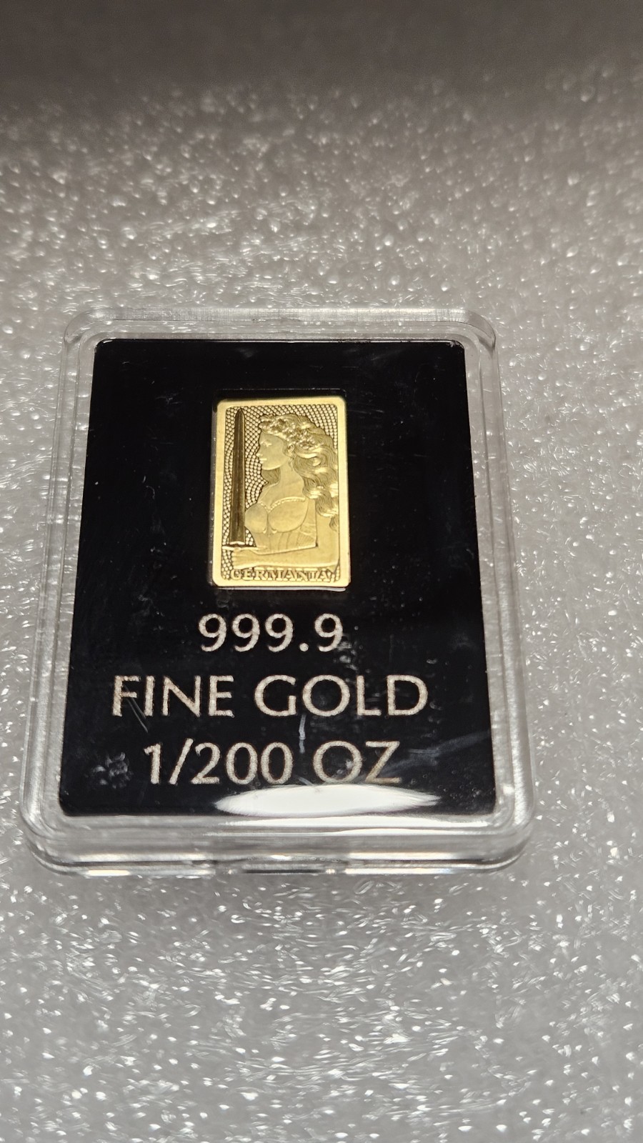 Germania Mint 1/200 oz Gold Bar .9999 Limited Edition Collectible GoldBar
