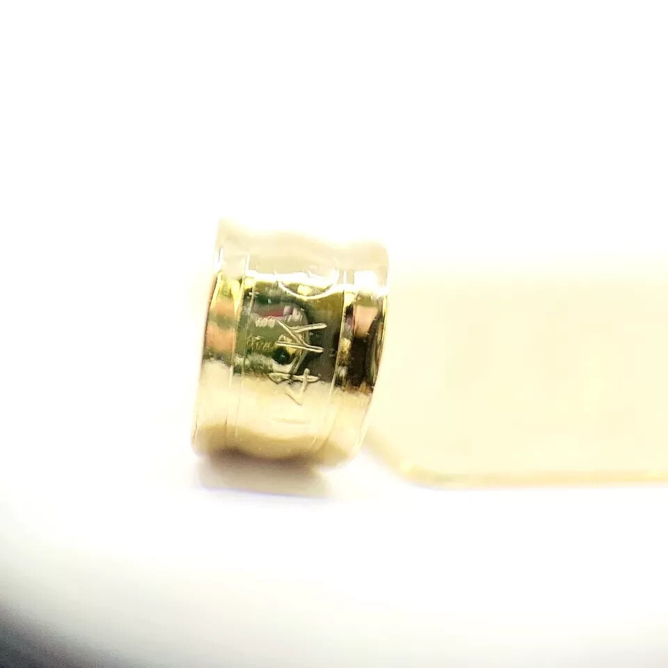 SOLID FINE .416 CHARM FOR NECKLACE Swiss Credit Zurich 1.0 gram 10k Gold Pendant