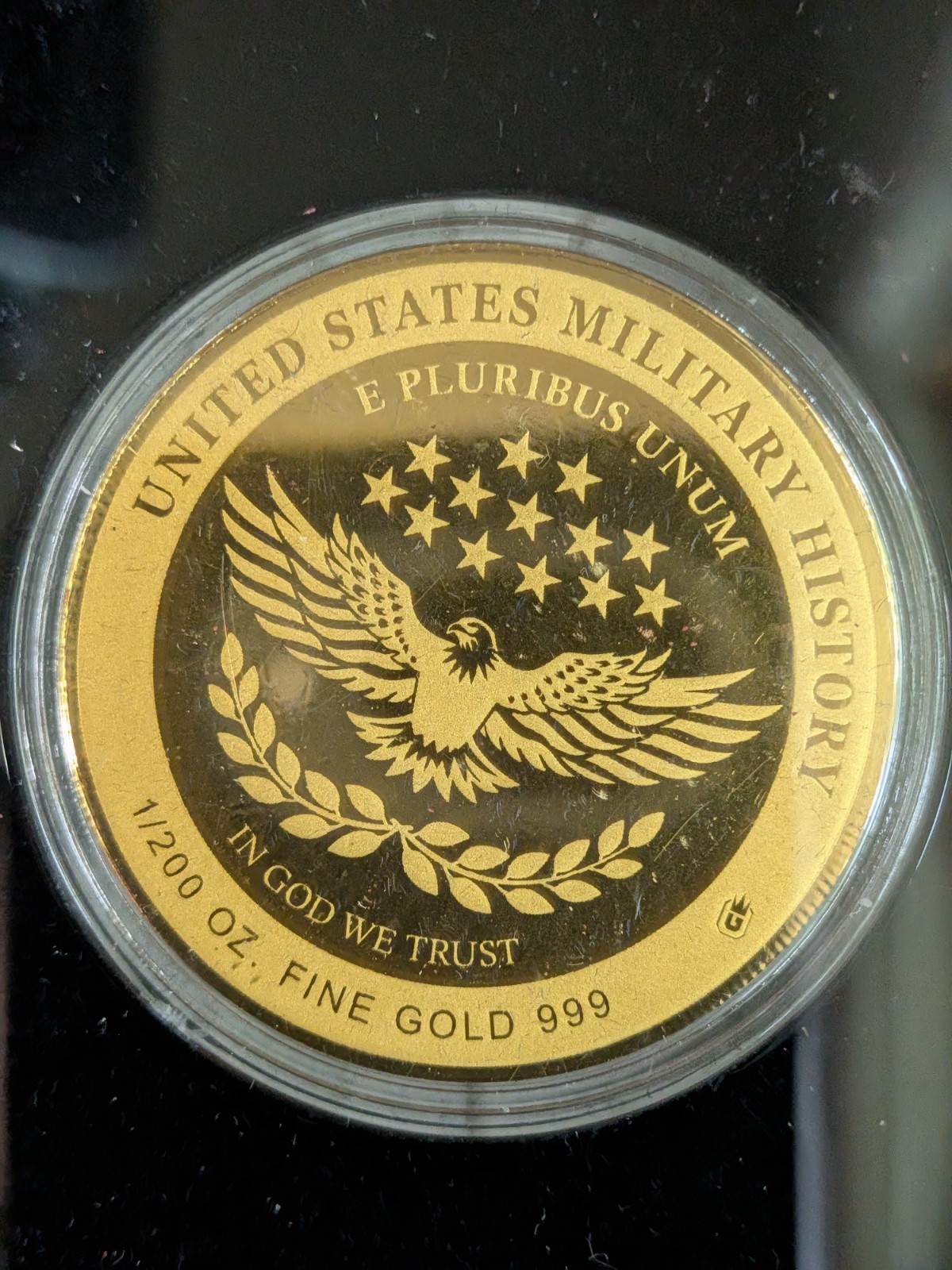2024 American Mint 99.9% Gold American Civil War Military History 1/200oz AGW