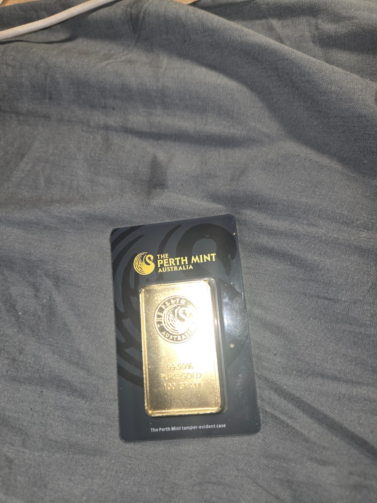 100 gram Gold Bar – The Perth Mint – 99.99 Fine in Sealed Assay
