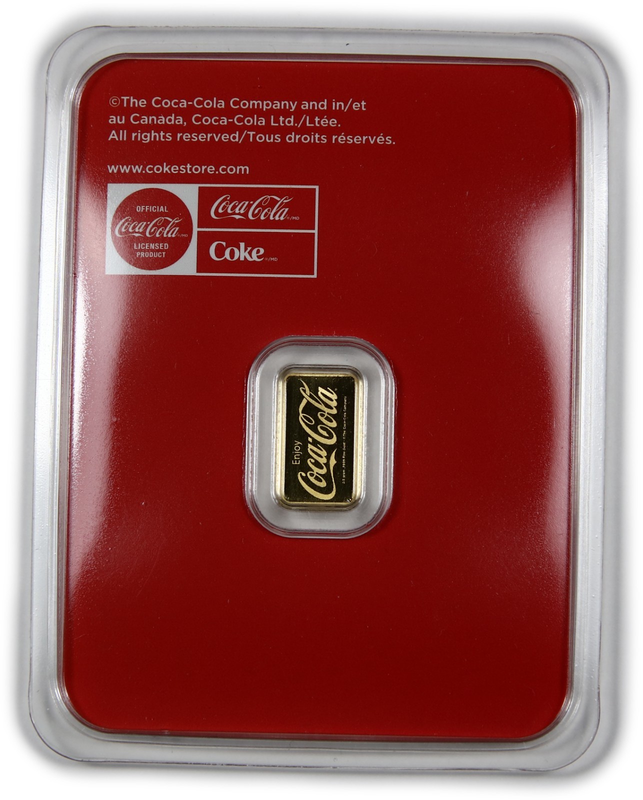 1/2 Gram PAMP Coca-Cola .9999 24k Gold Bar Assay Package Sealed #62100P