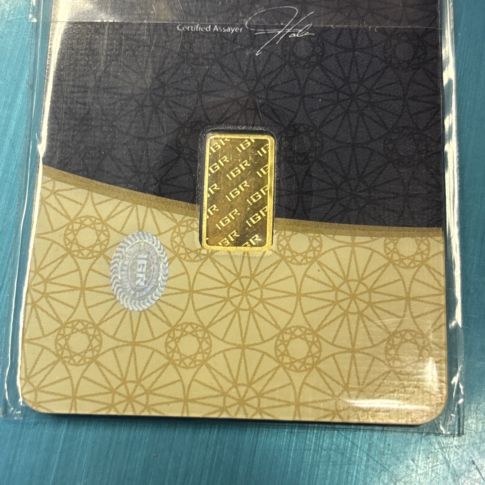 0.5 gram IGR Gold Bar – Istanbul Gold Refinery – 999.9 Fine in Sealed Assay