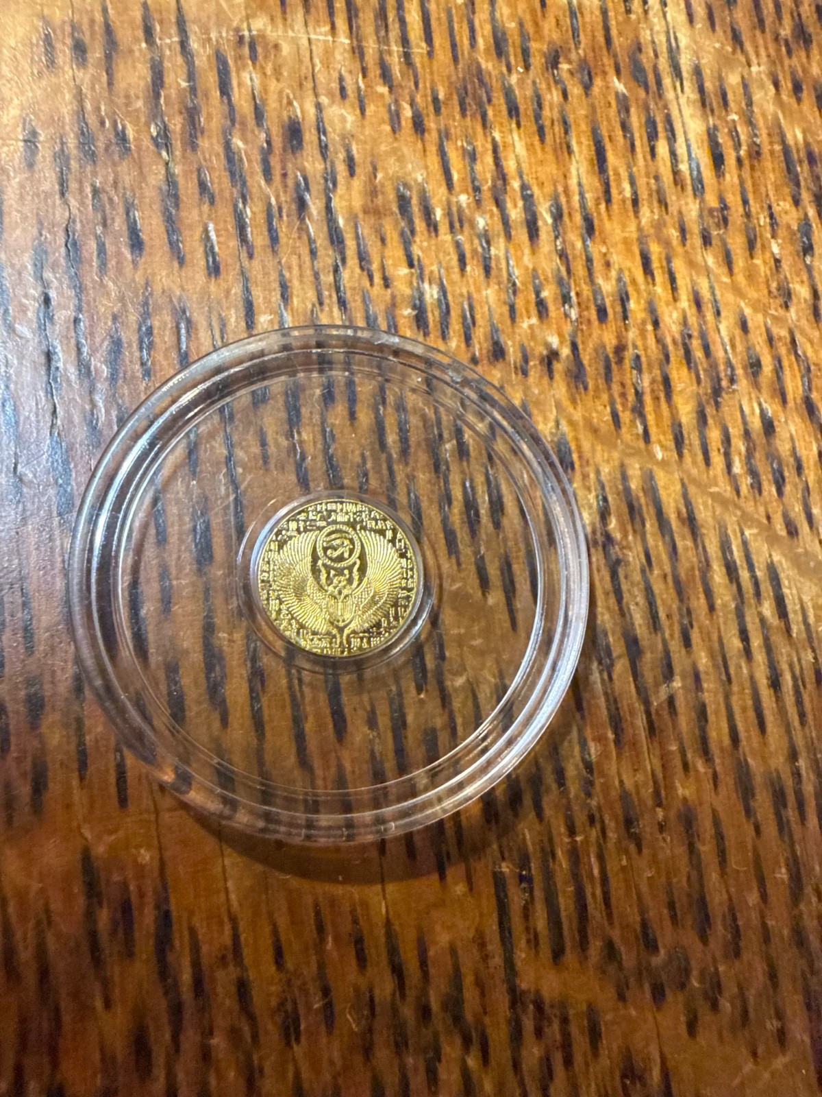 1/200 oz .9999 Pure Gold Egyptian Scarab Round 🪲 24K Fine Gold Bullion