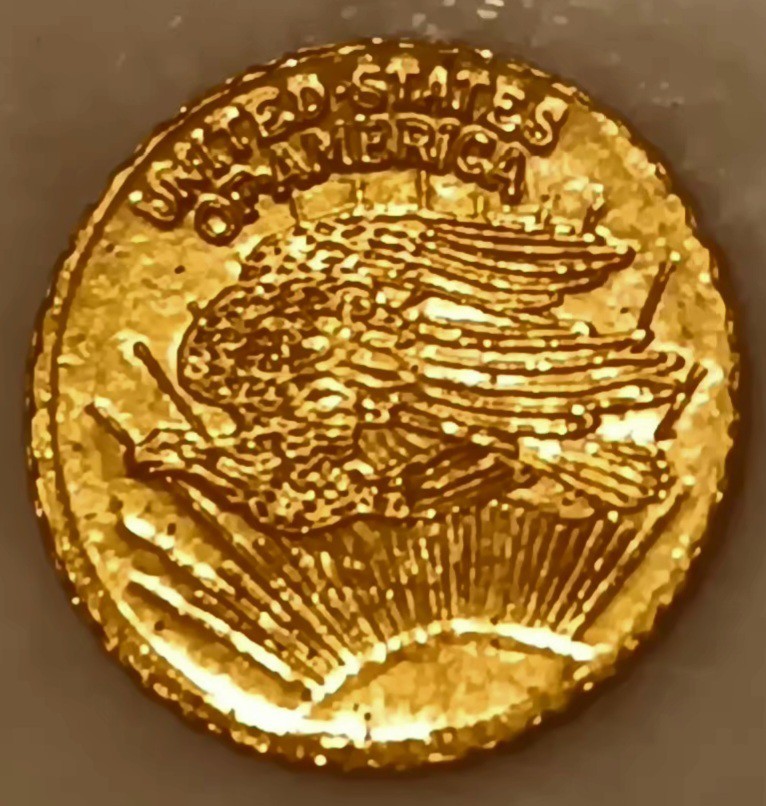 Beauty 0.5 Gram Gold Liberty- Eagle USA Pure .999 Round In Mini Display Case