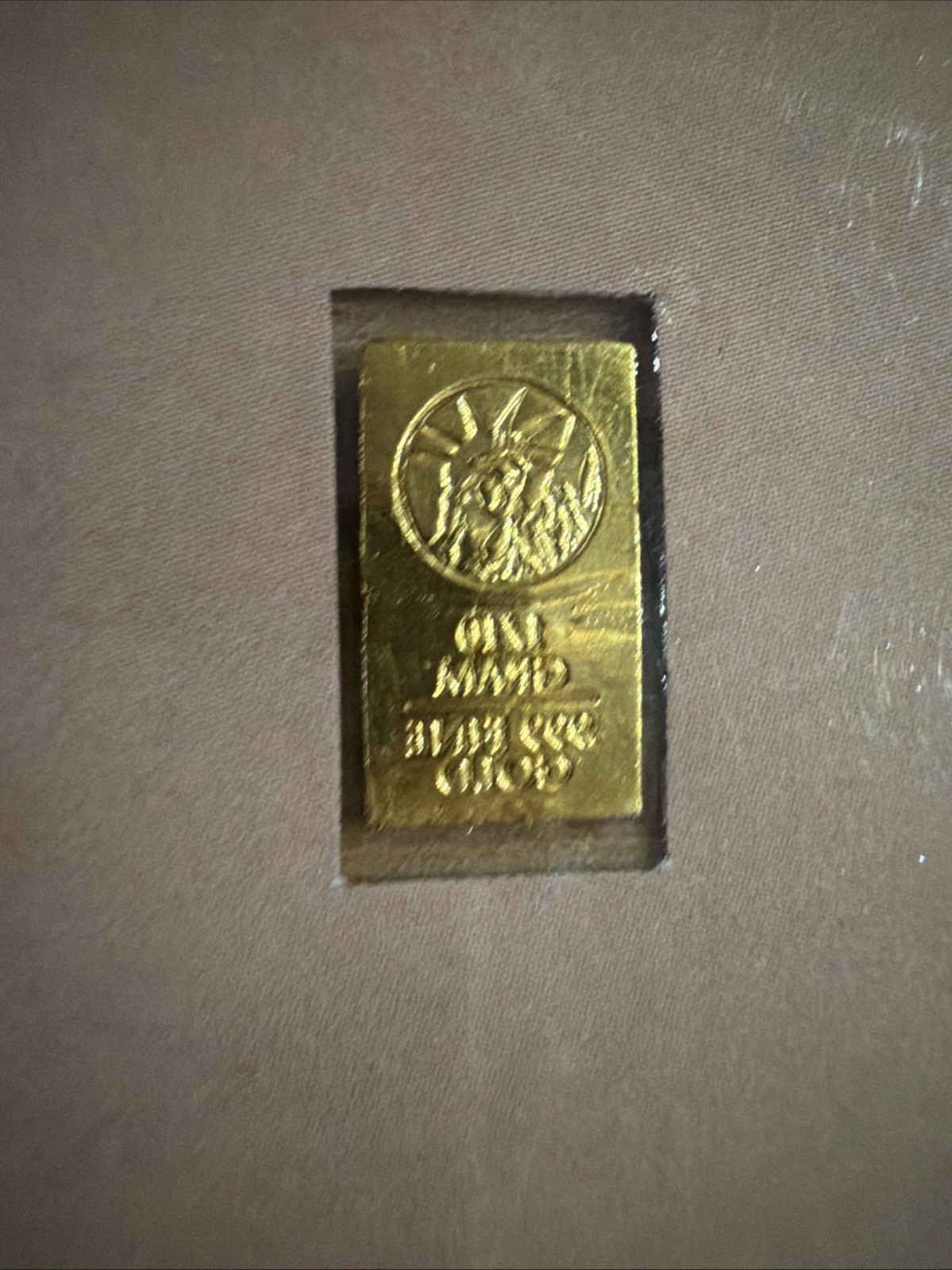 PETTY NUGGET Women Influential .1 GRAM .999 FINE 24K GOLD BAR NOTE 1/10 Of Gram
