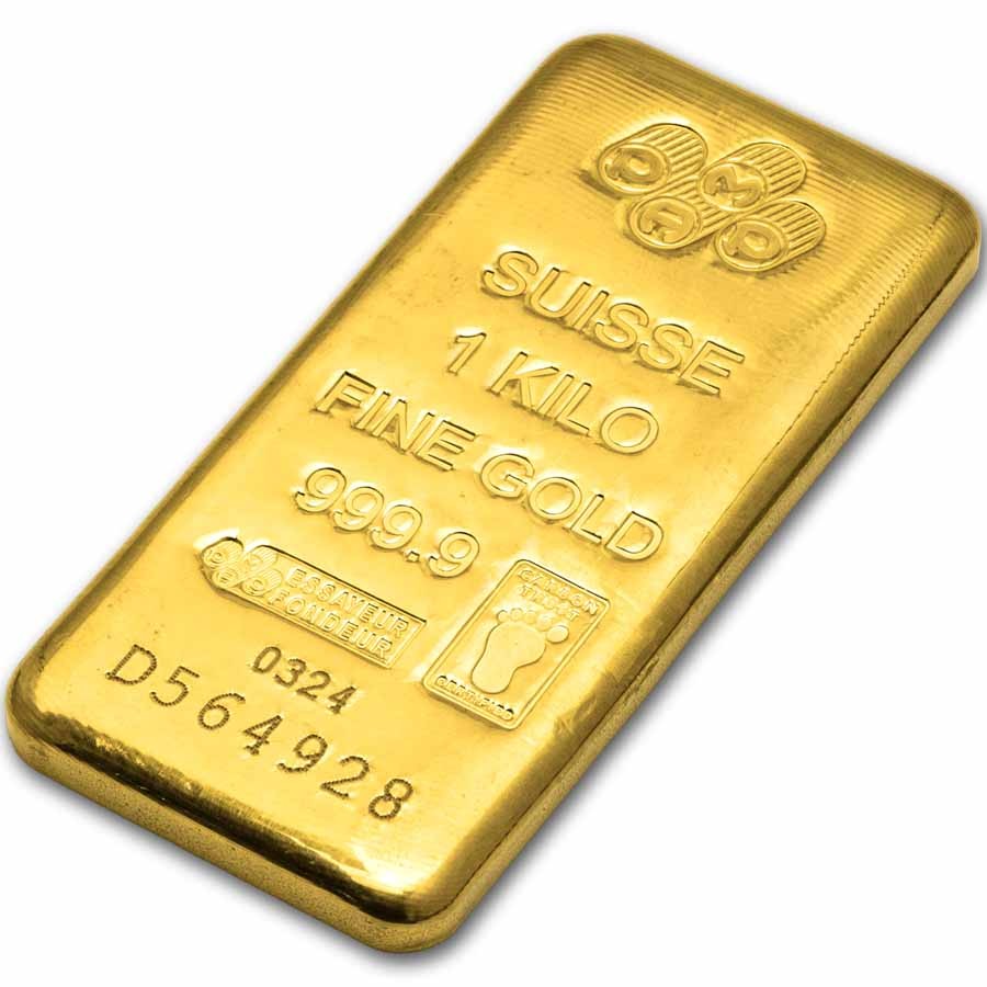 1 kilo Gold Bar – PAMP Suisse – SKU #73950