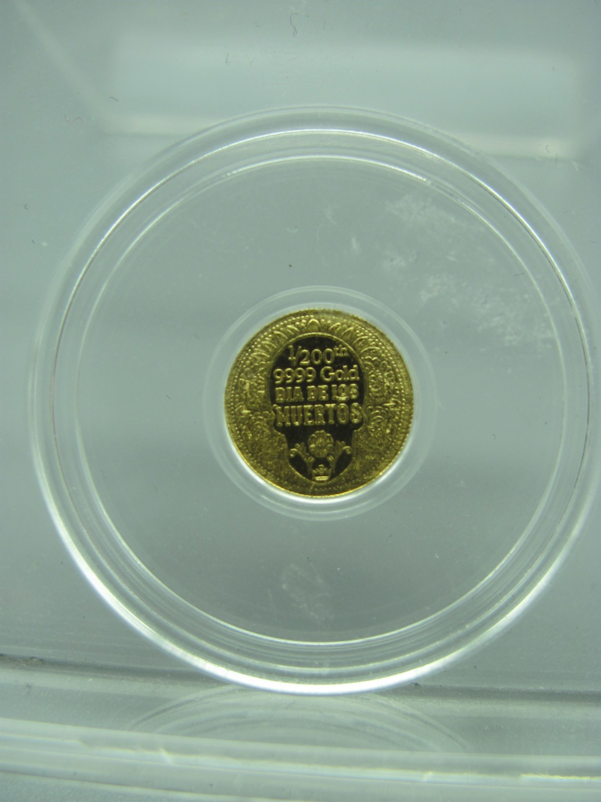 1/200 oz .9999 Gold Monarch Precious Metals Day of the Dead