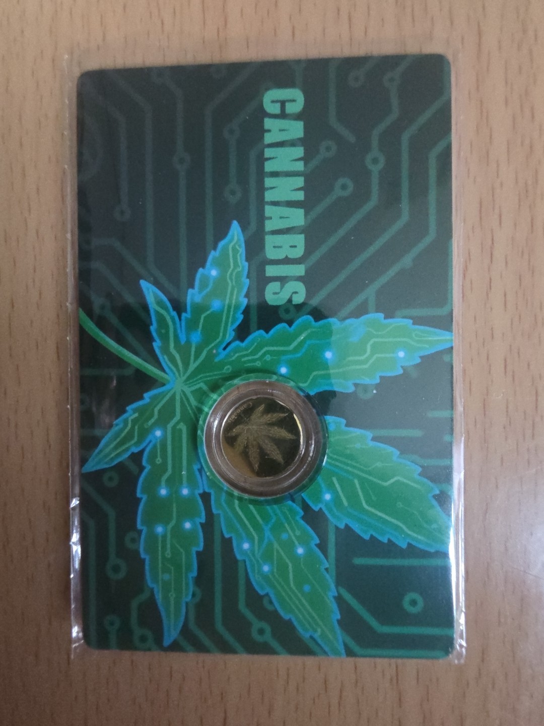1/1000oz Fraction Gold Card – Cannabis Ltd Edition To 9999