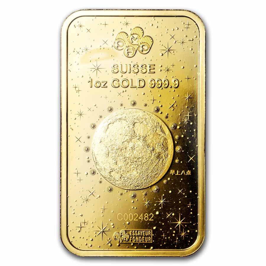 2024 1 oz Gold Bar – PAMP Lunar Legends Azure Dragon (In Assay) – SKU#284602