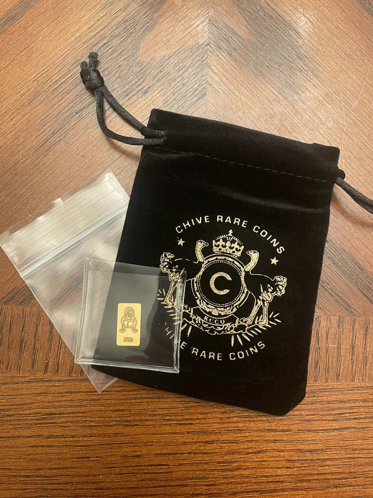 The CHIVE | DECEMBER GOLDEN FARLEY GAME PIECE | 1/100th Oz Gold Bar | SOLD OUT