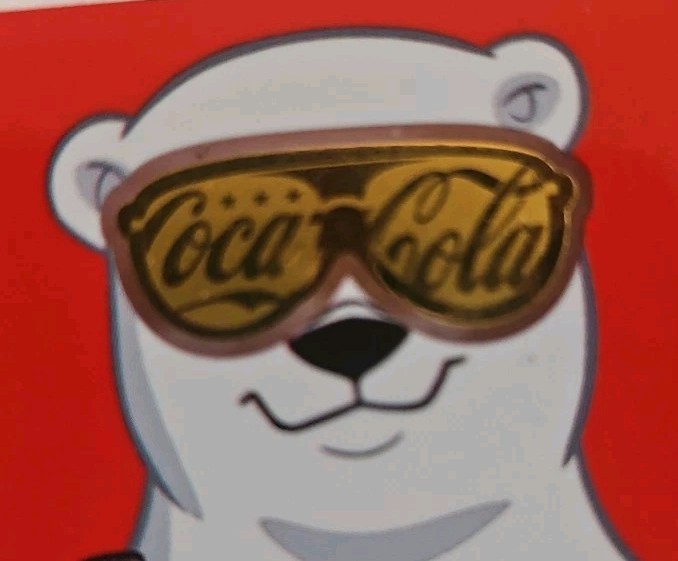 Polar Bear Sunglasses Coca-Cola 1/1000 Oz Gold REP OF CHAD