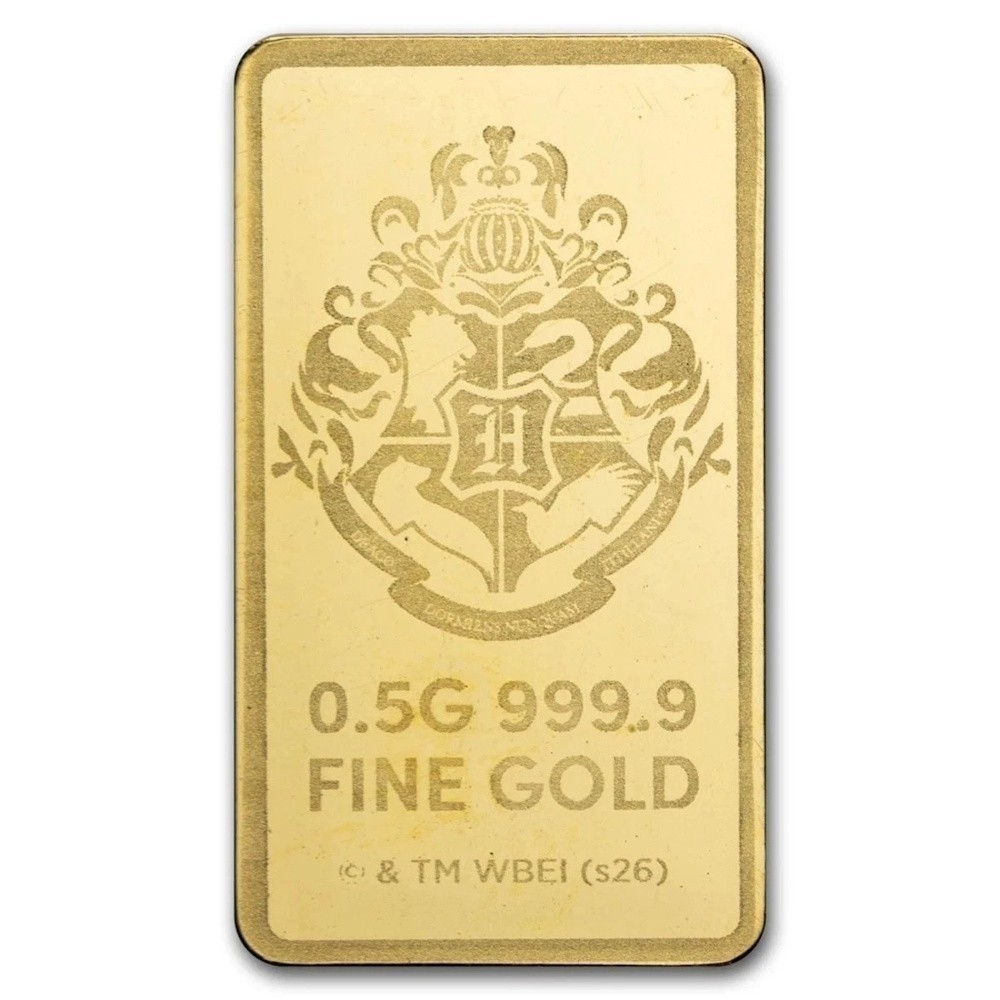 2026 PAMP Suisse Harry Potter 25th Anniversary 1/2 g Gold Bar in TEP