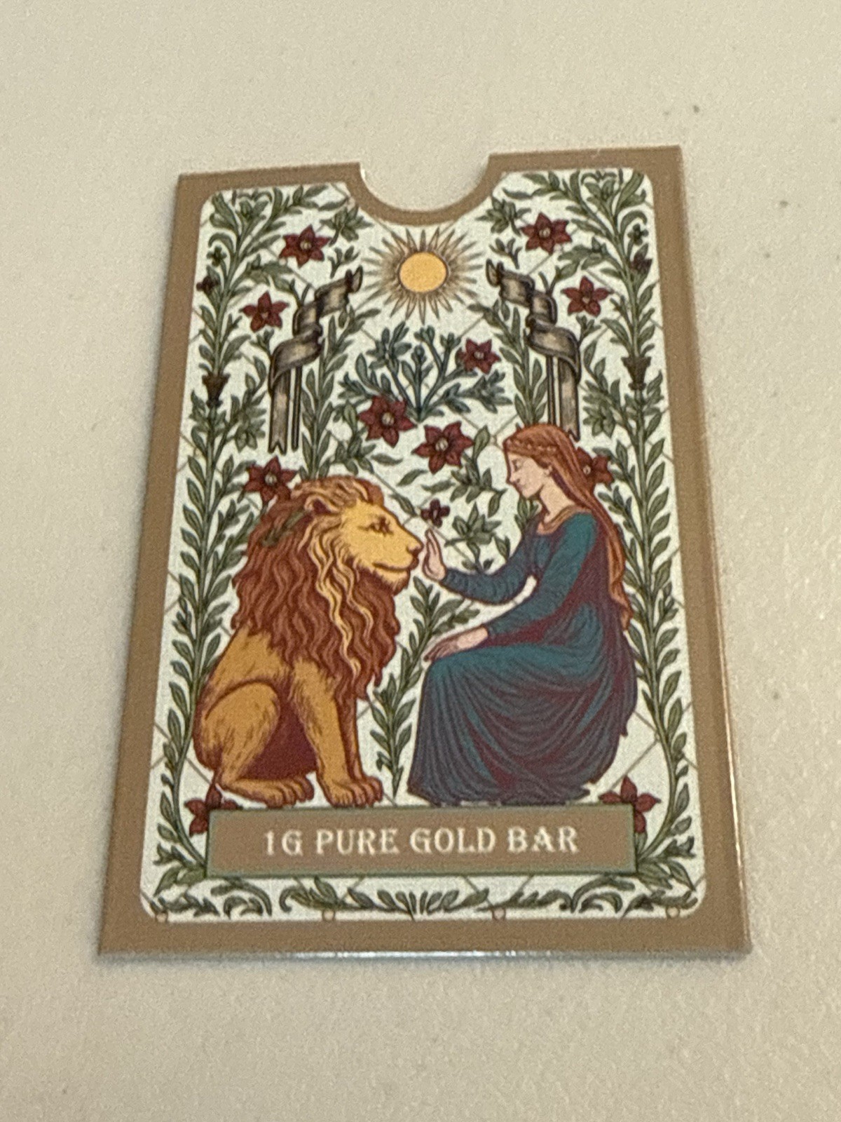 1 gram Gold Bar – PAMP Suisse Una & The Lion (In Assay w/ Sleeve)