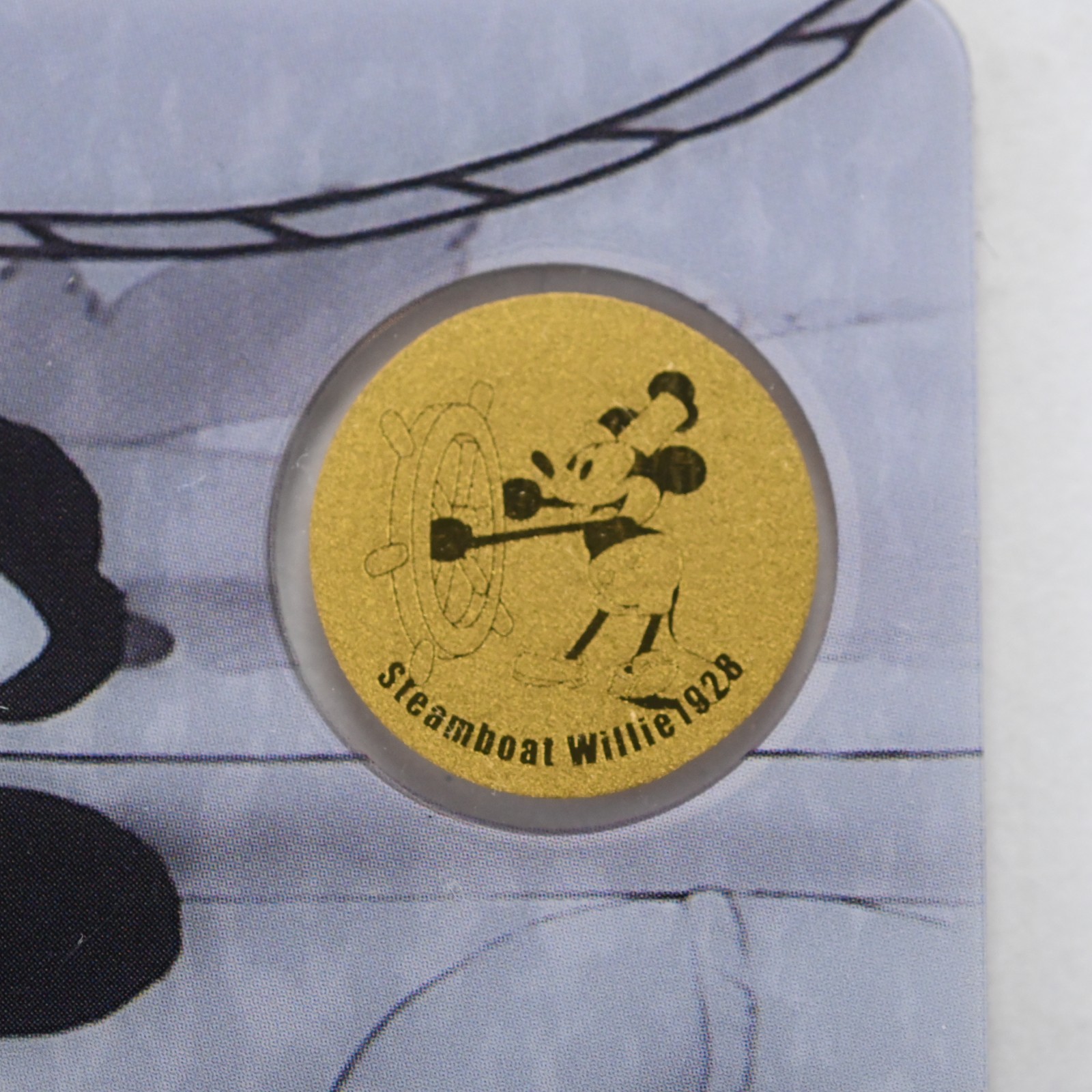 2026 Steamboat Willie 1928 Mickey Mouse 1/2000-oz .9999 Gold in Card Cert #1061