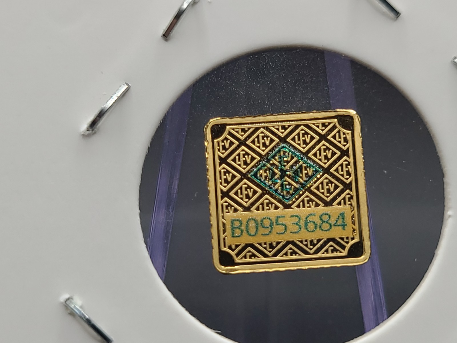 1g 999.9 Gold Geiger Bar