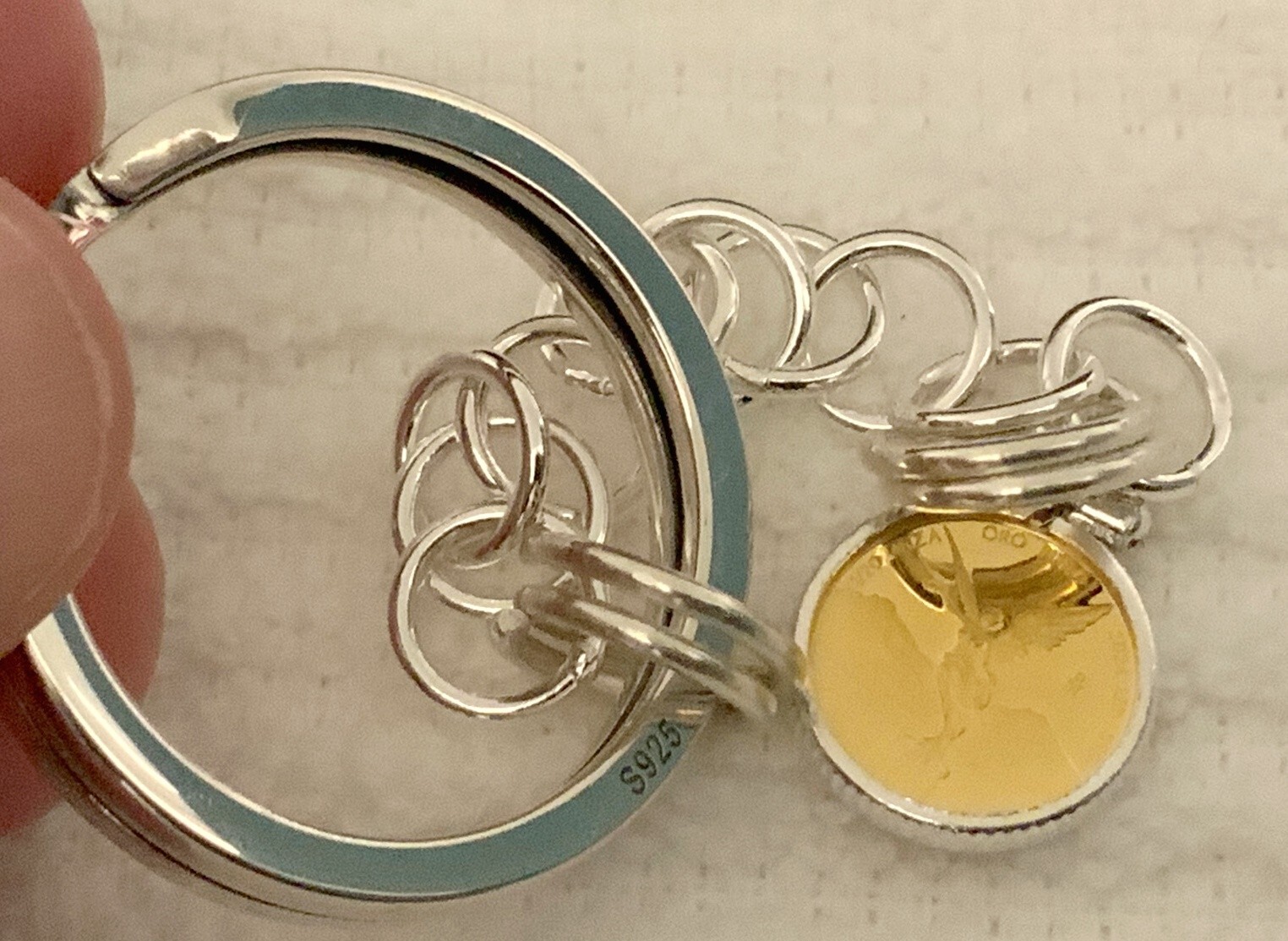 Gold (Proof) Libertad Eagle Keychain