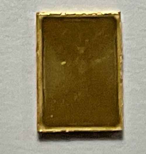 Lot Of 2- 1 Gram Gold Bar Loose -Valcambi Suisse .9999 Fine Gold, Secondary Mkt
