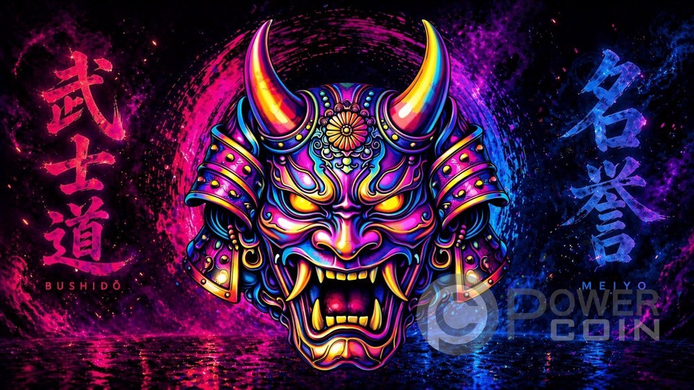 SAMURAI MASK Shaped 1/1000 Oz Gold Medal