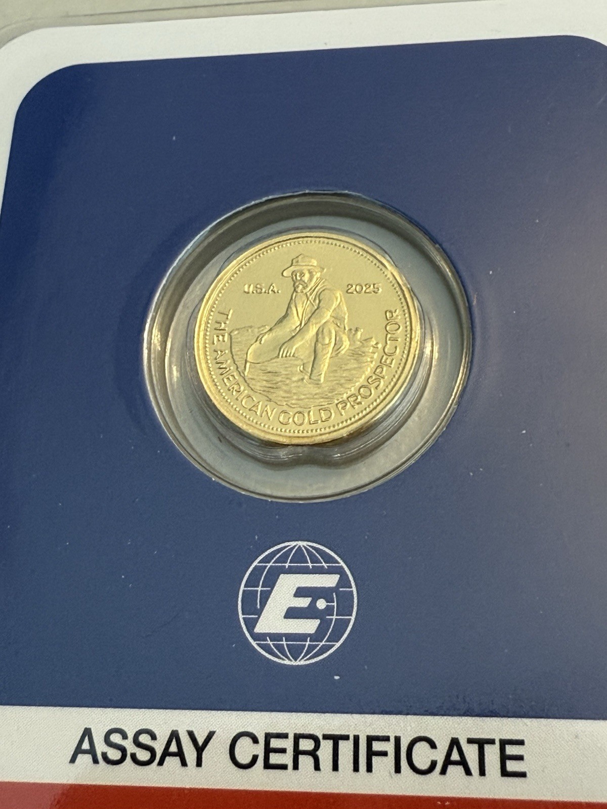 1/10 oz Gold Round – 2025 Revived Engelhard Prospector (in TEP)