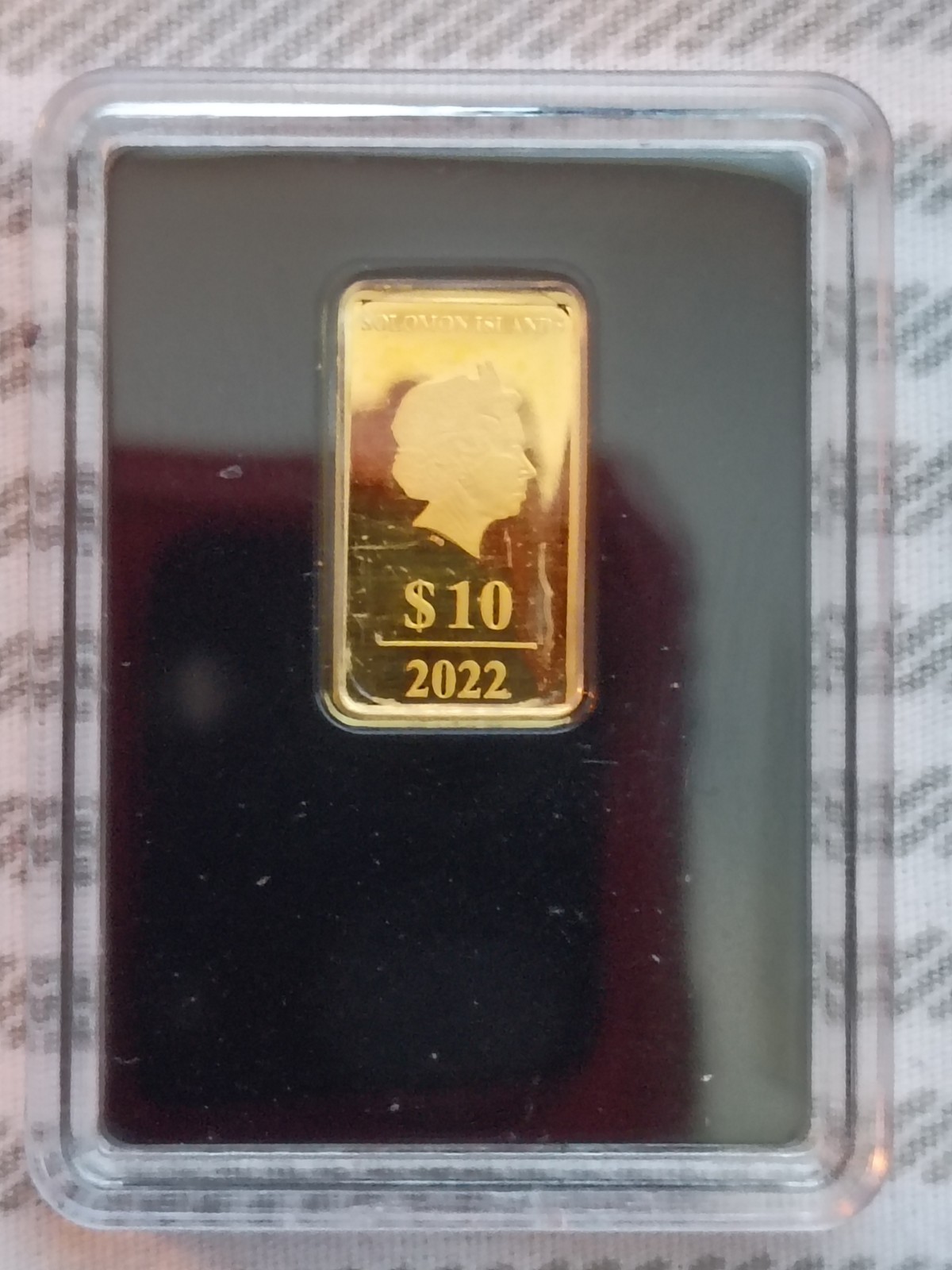 1/2 Gram Great Britain Britannia .9999 Proof Gold Bar